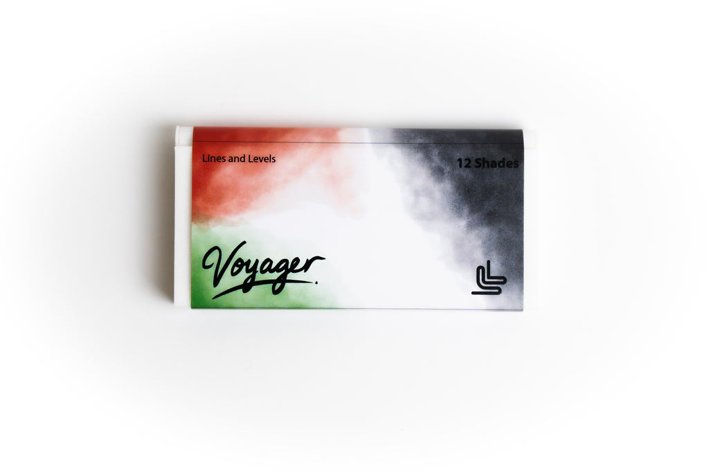 Voyager | 12 Shades Watercolor by Lines and Levels | Travel friendly | Brush Pen