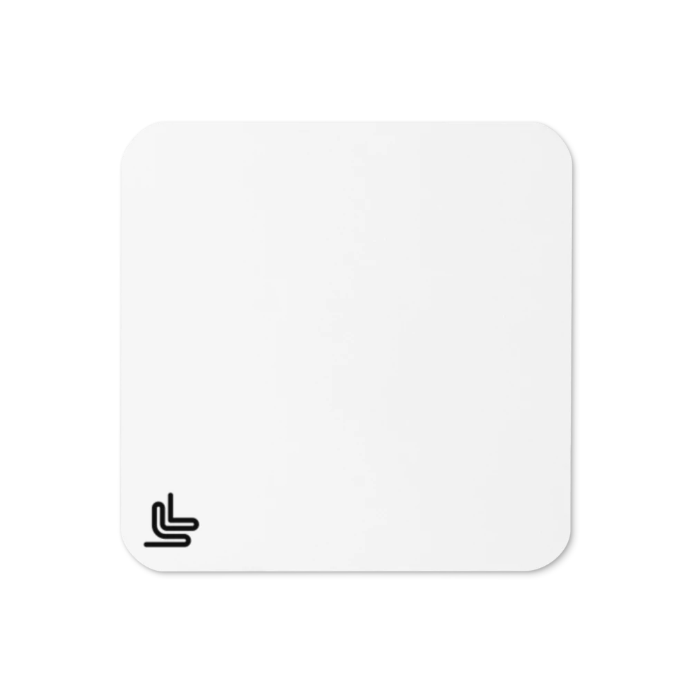 Cork-Back Coaster | Lines and Lines